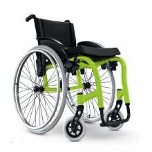 Cadeira de Rodas Star Lite Monobloco - Ortobras - Largura de Assento 45 cm - Verde Oliva 
